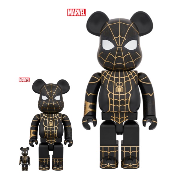 新品 BE@RBRICK SPIDER-MAN 2体セット 1000% 正規品 BearBrick