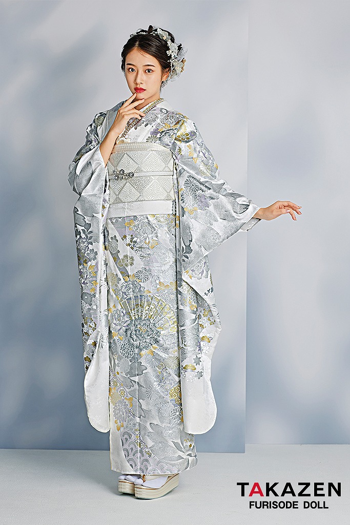 振袖総絞り桂由美オーダー袋帯新品成人式20歳黒正絹