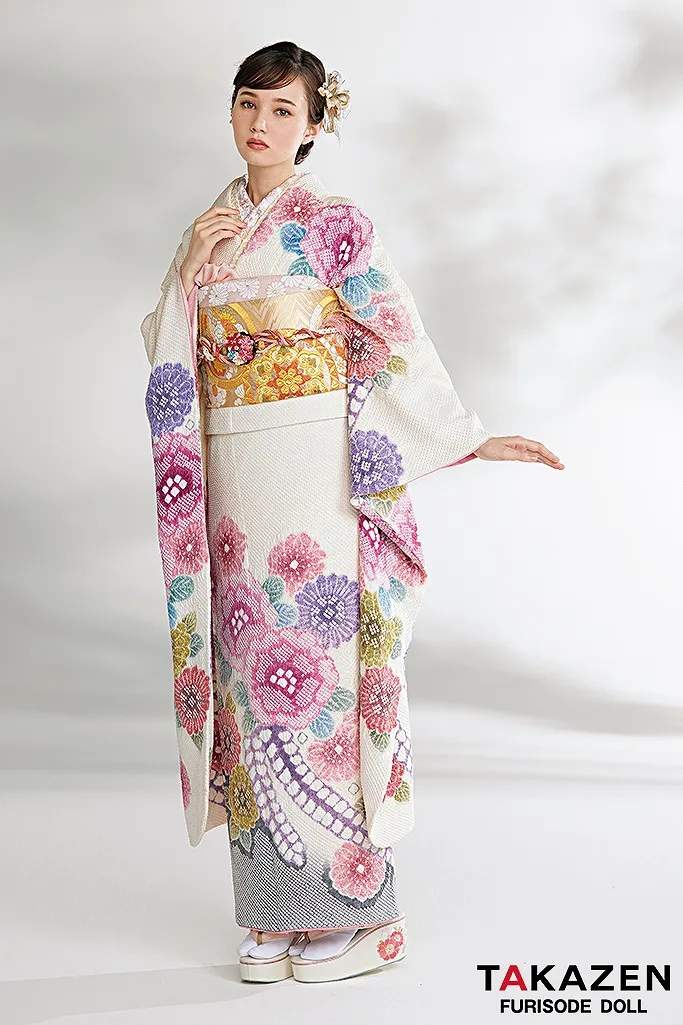 ひーちゃん 総絞りお振袖 藤娘きぬたや 最上級“藤娘