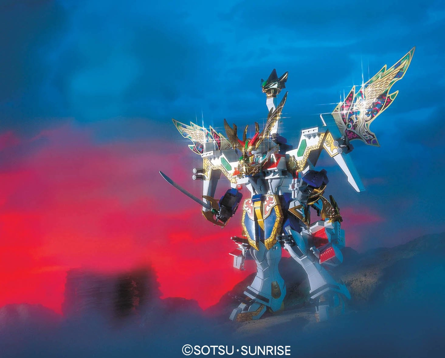 SDガンダム BB戦士No.153 超機動大将軍 輝羅鋼(一部欠