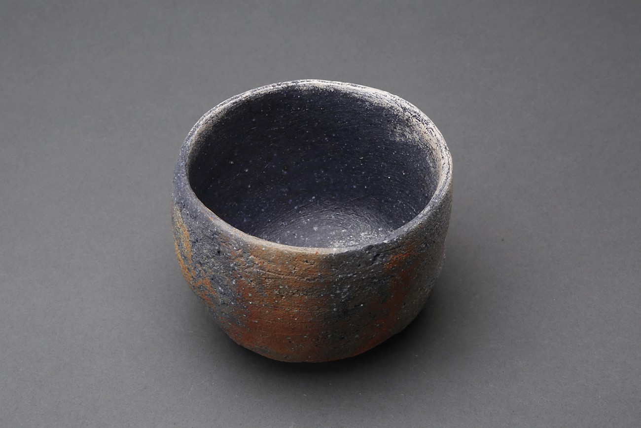 青華 染付 瓔珞文蓋碗 茶藝 在銘 加藤清昌 蓋付碗 煎茶碗 茶道具 茶器