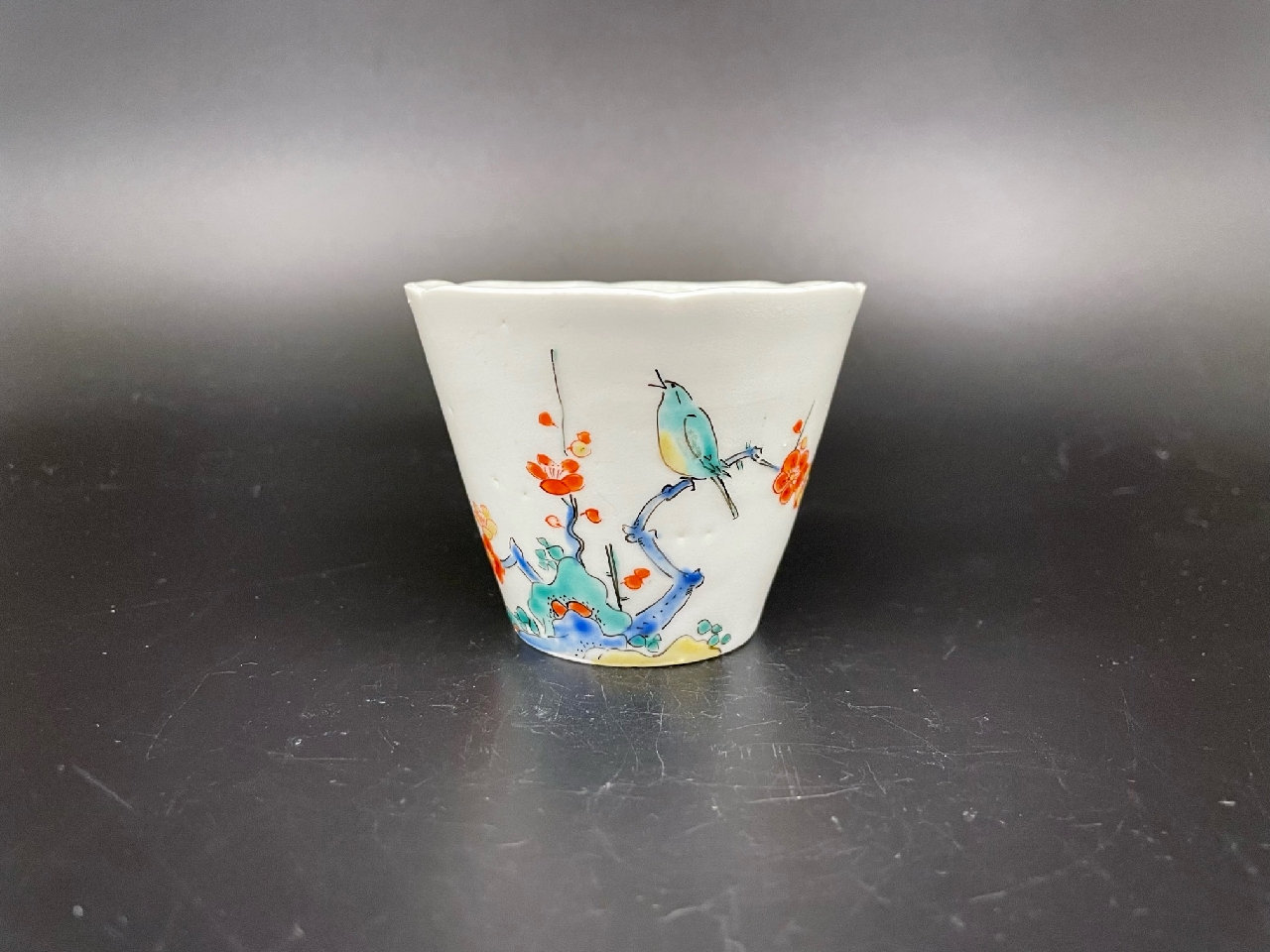 ギャラリー安原 / ご売約 柿右衛門 梅鶯文蕎麦猪口