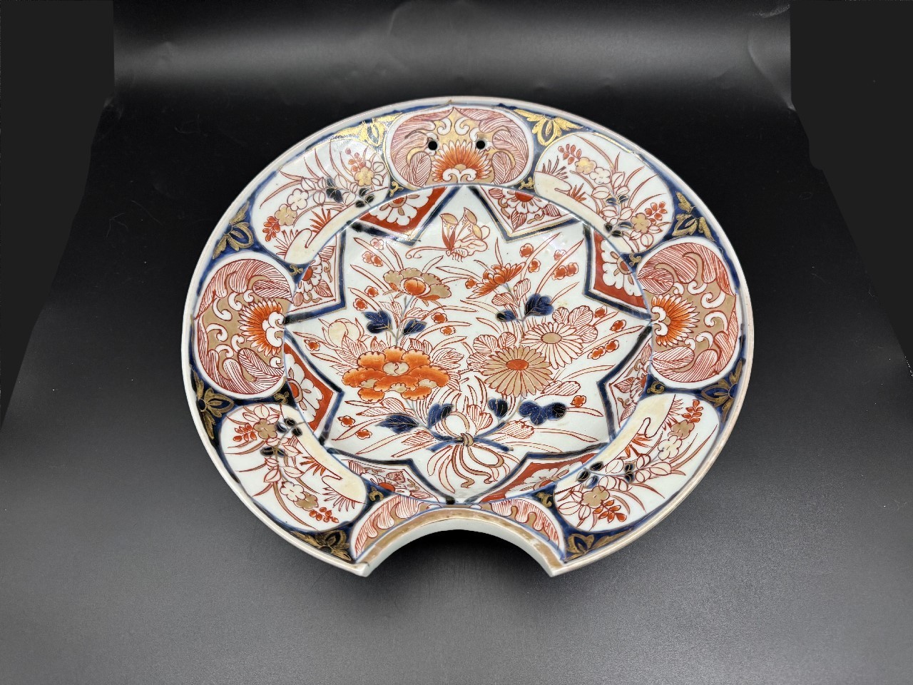 ギャラリー安原 / 「M夫妻のコレクション」 古伊万里色絵 花束文髭皿