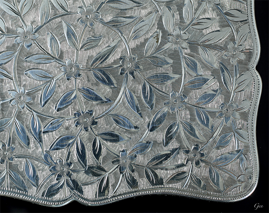 シルバー カードケース 名刺入れ アンティーク