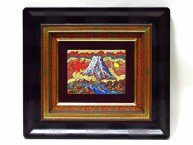 絹谷幸二『黄金背景情熱薔薇』 - ギャラリーシーズ