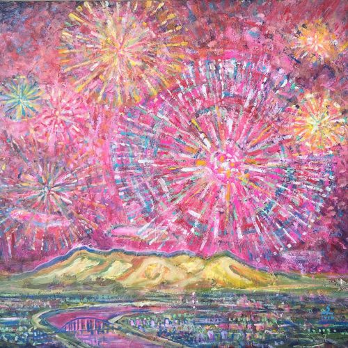 盛本学史『大雪大花火』 - ギャラリーシーズ