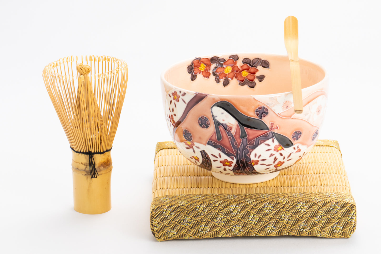 茶道具 赤楽 匁土 鳥文 香合 書付箱 Ⅴ 6281 茶道具 赤楽 匁土 鳥文