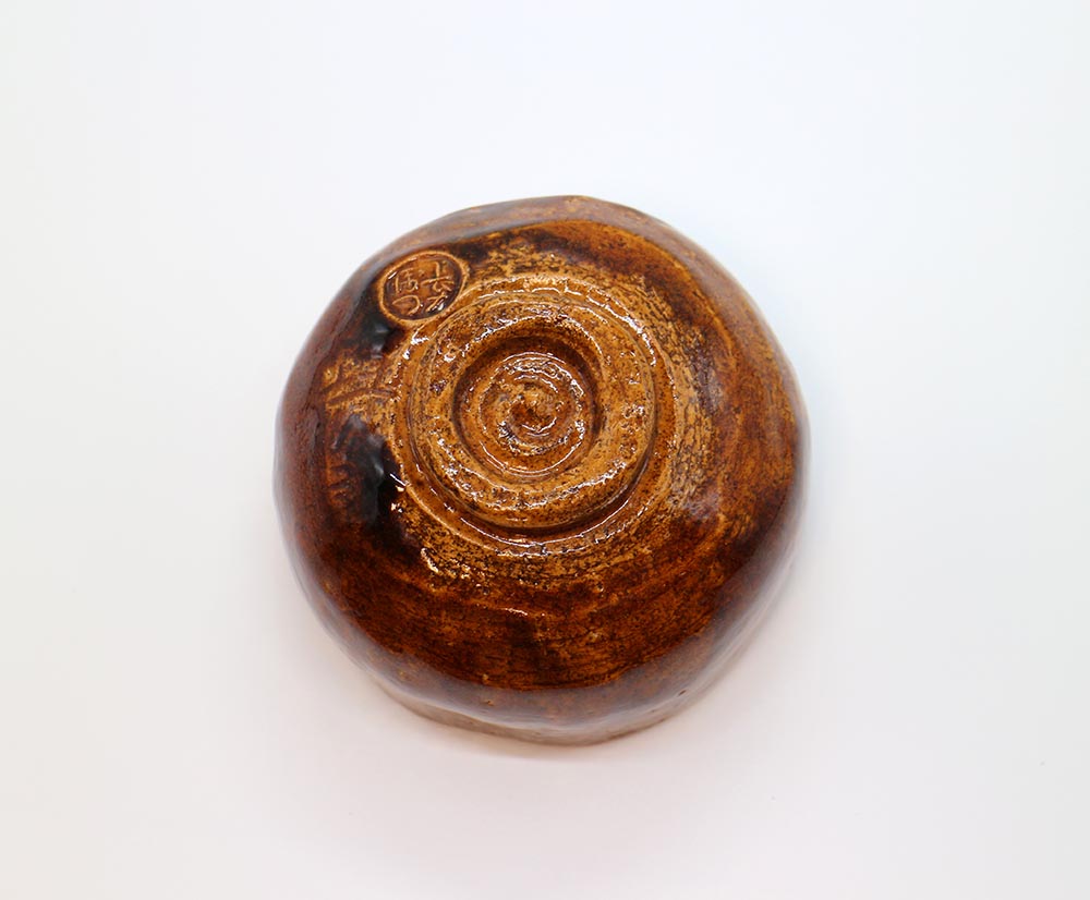 中国 飴釉魚紋碗 アンティーク 送料込み0902 中国 飴釉魚紋碗