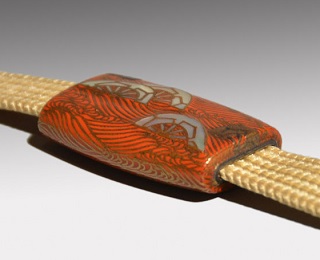 茶道具 古物品 菓子皿 交趾 松葉 永楽善五郎（即全）木箱入 茶道具 古