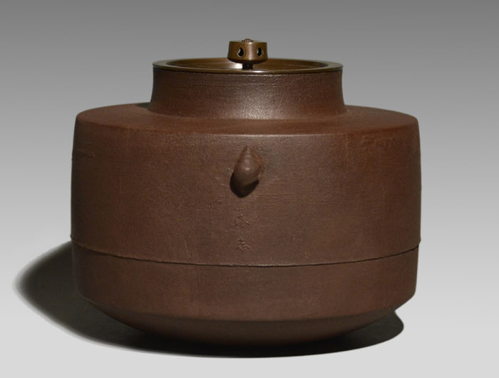 人間国宝 長野垤志作 青銅 象足花生 花瓶 共箱 U R7307 【公式通販】