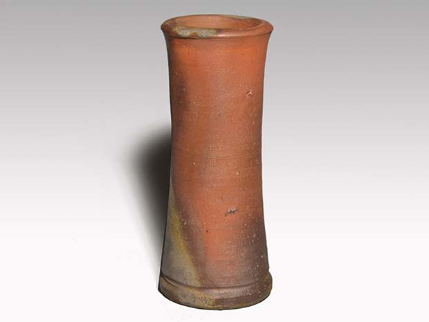 ○e2812 藤原建 備前焼 花入 共箱 高さ25cm 茶道具 2025年最新】