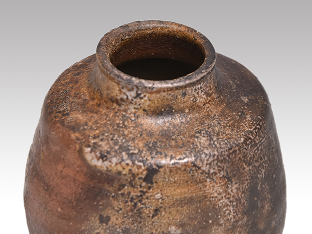 備前茶入 金重陶陽(作) 共箱 裏千家 淡々斎宗匠箱書 | 古美術ささき