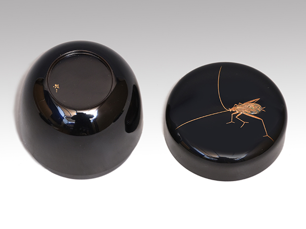 川蝉蒔絵』吹雪『吉田華正』 輪島塗茶道具 カワセミ翡翠 棗 塗師 共箱