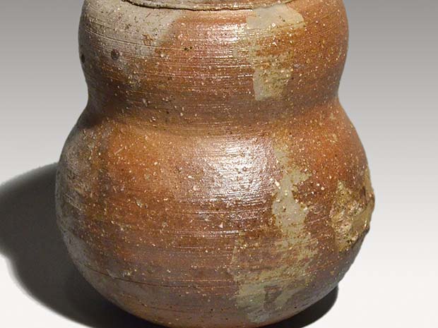 楽山焼水指 十一代 長岡空権(作) 共箱 久田尋牛斎箱書 | 古美術ささき