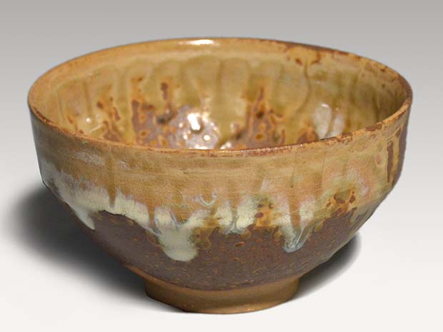 高取焼茶碗 十四代 亀井味楽(作) 共箱 | 古美術ささき