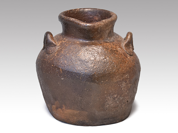 壷□古備前 船壺 古壷 お歯黒壷 鉄漿 古い甕 江戸期 古美術 時代物