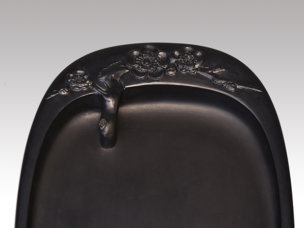 甲斐雨端硯 十一世 雨宮静軒(作) 梅寿硯 共箱 未使用 | 古美術ささき