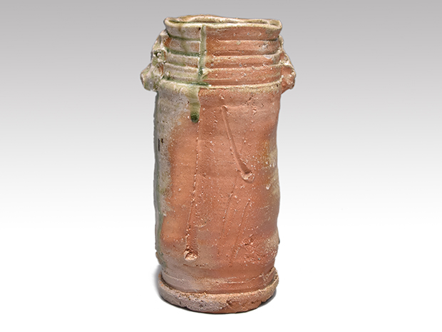 信楽花入 杉本貞光(作) 共箱 | 古美術ささき