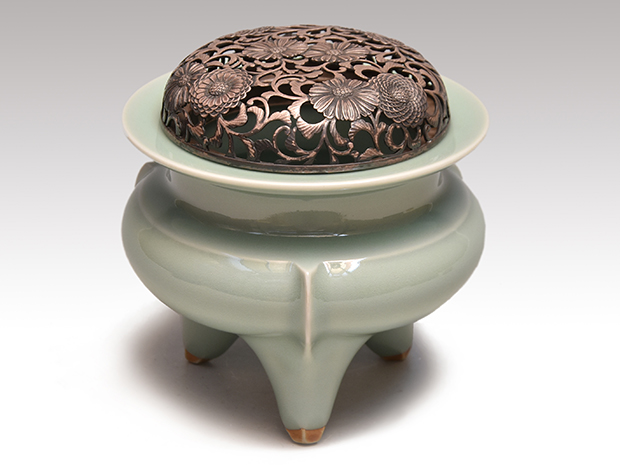 送料無料 時代物 螺鈿雲龍文香合 木箱付 茶道具華道具 【公式通販】