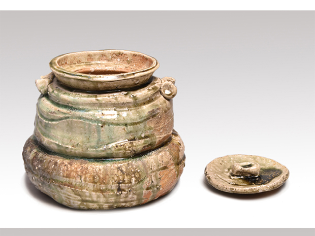 伊賀水指 共蓋 古谷道生（作）共箱 | 古美術ささき