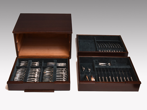 ジョージジェンセン ブロッサム ポット 768g 東さ7-1020☆2F BLOSSOM