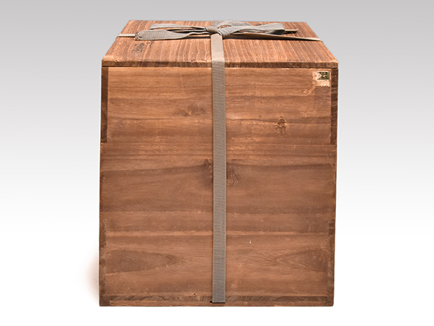 四代 高木治良兵衛(作) 鬼面風炉 真形釜添 共箱 | 古美術ささき