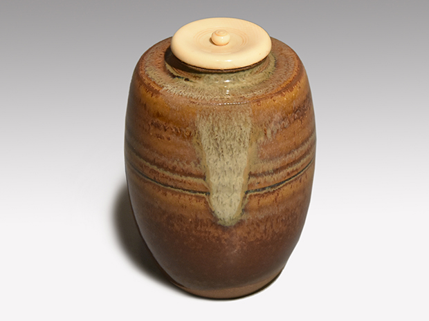 薬壺 高取焼 茶 – 高取焼宗家