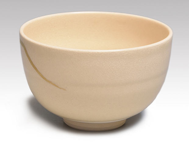 仿、仁阿弥翁作 色絵富士の図茶碗 七世 高橋道八(作) 共箱 | 古美術ささき