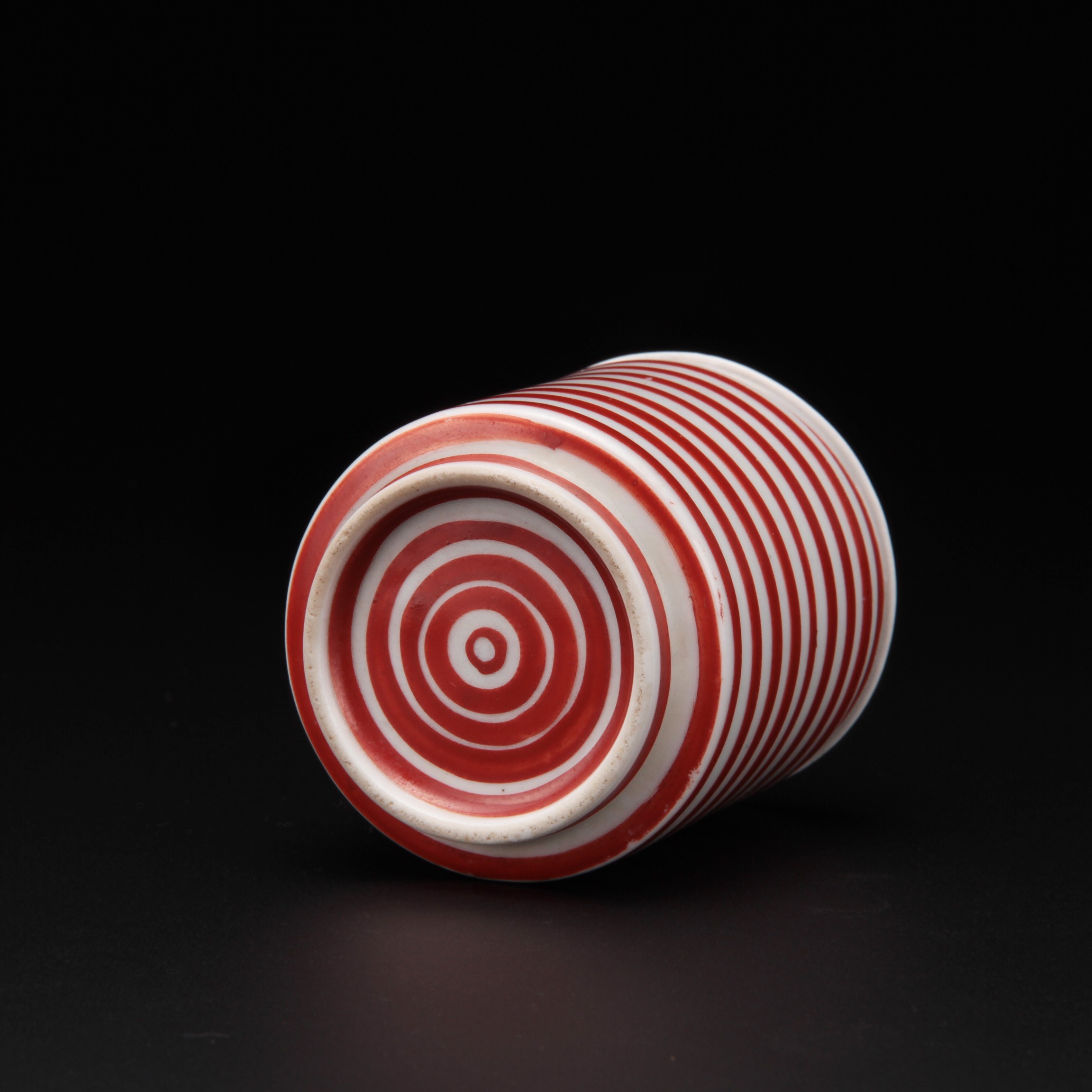 古伊万里朱輪線文筒盃 江戸時代／酒器（徳利・盃）の鑑定・販売・買取