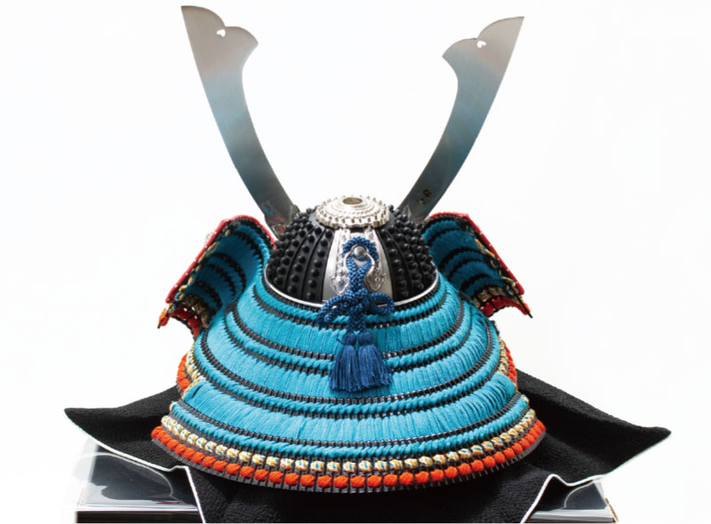 311E国宝 浅葱糸威大鎧の兜 四分之一模写 12号 | 国宝・重文模写鎧兜