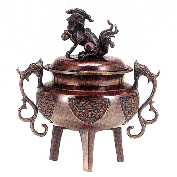 陶器製獅子香炉 約10cm 陶器製獅子香炉 約10cm 陶器製獅子香炉 約10cm