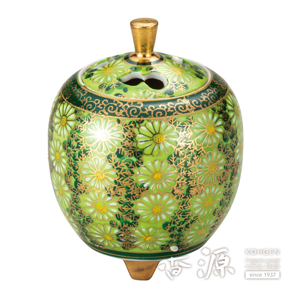 k553 九谷 香炉 三つ足 九谷焼 シーサー 【公式通販】