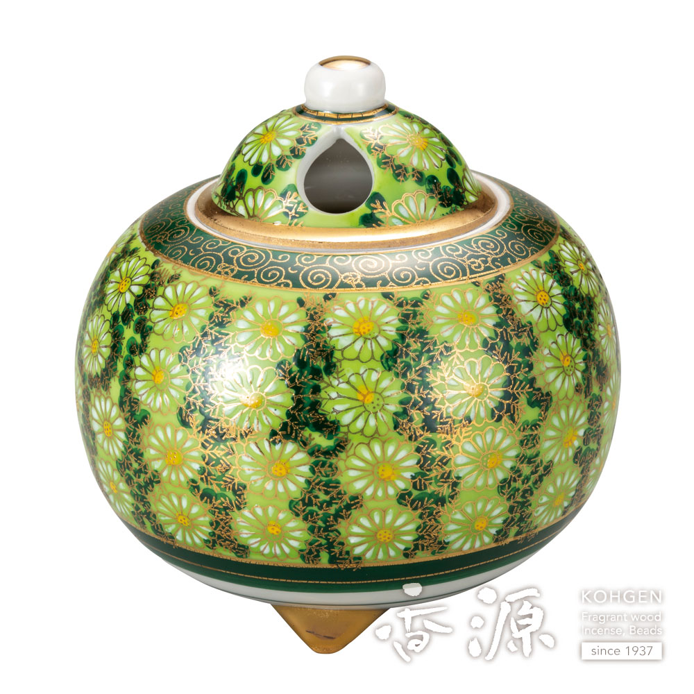 九谷 色絵 香炉(K-LC861) 九谷 色絵 香炉(K-LC861) 九谷 色絵 香炉(K