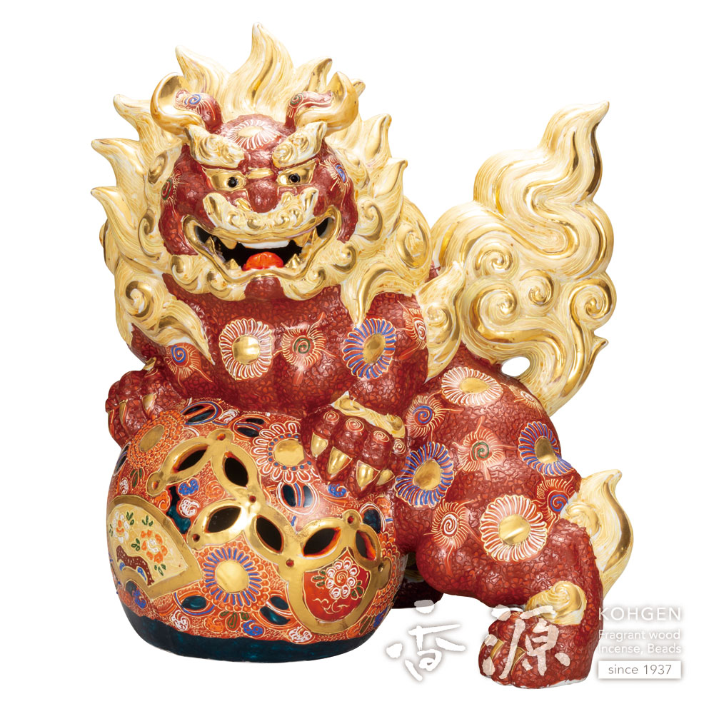 九谷焼の通販｜縁起置物 獅子 - お香専門店 香源