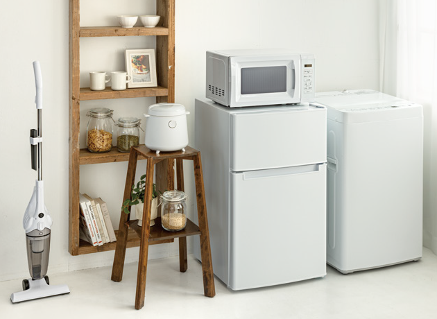 おまかせ家電3点セット一人暮らし2D冷蔵庫＋洗濯機＋電子レンジ 大阪