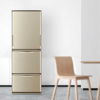 シャープ SHARP 冷蔵庫 3ドア どっちもドア(両開き) 350L SJ-W359K-N