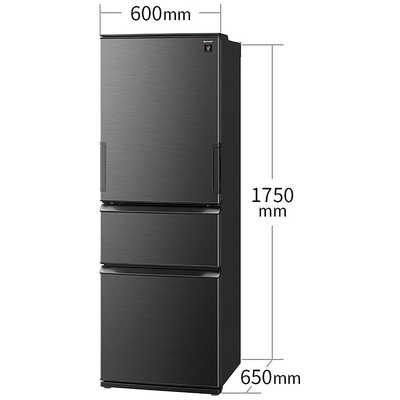 シャープ冷蔵庫一人暮らし小型つけかえ対応ドア設置無料綺麗中古黒