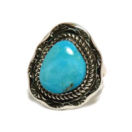 CHAVEZ 作者刻印 ナバホ ズニ族 インディアンジュエリー リング 指輪