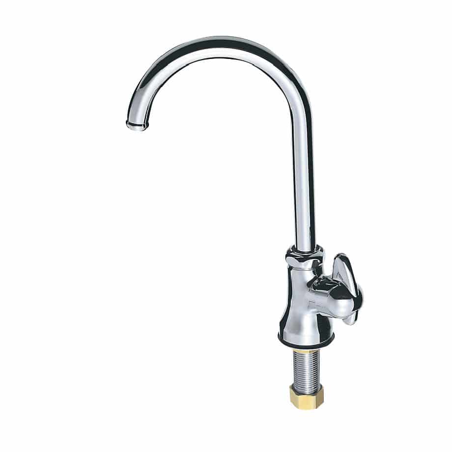 JA565―13 ミニセラ立形ツル首自在水栓 の通販 | ホームセンター