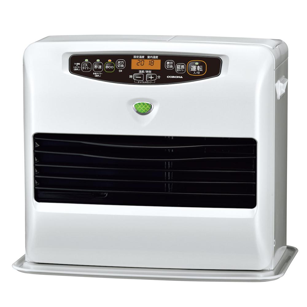 コロナ 石油ファンヒーター 木造15畳 グランブラック FH