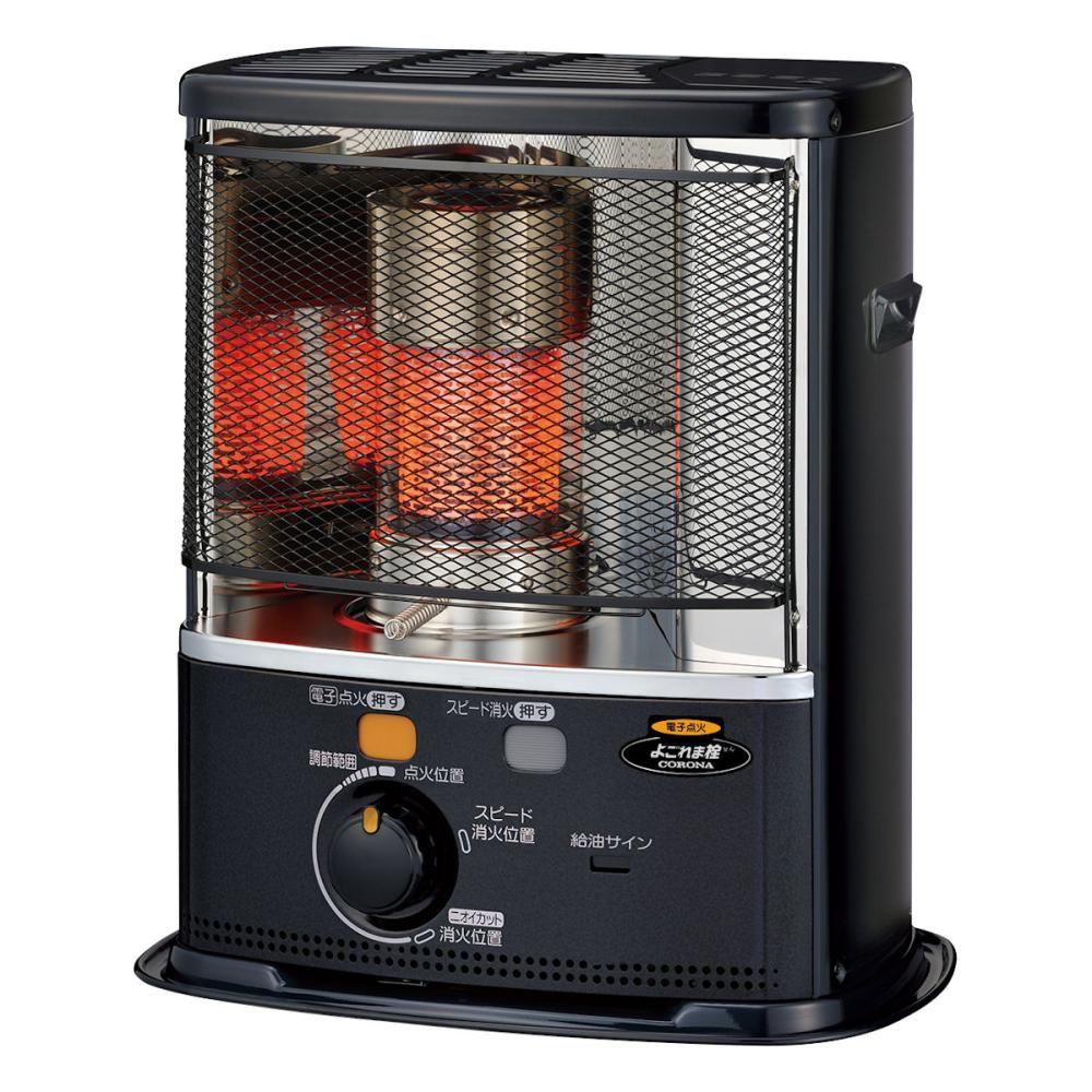 コロナ 反射型 石油ストーブ 木造9畳 ダークグレー SX