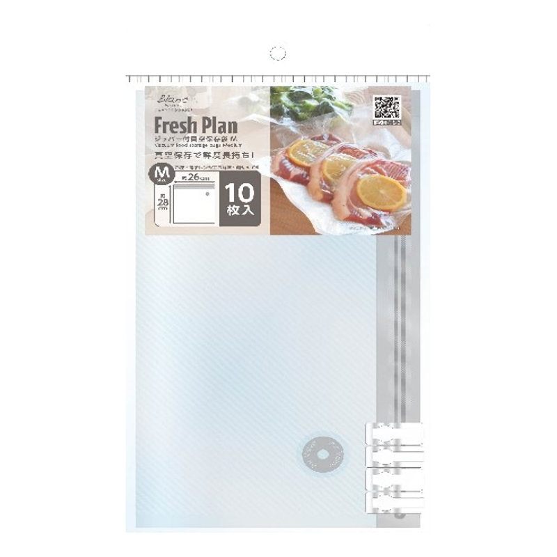 ドリテック ジッパー付真空保存袋 M 10枚入り