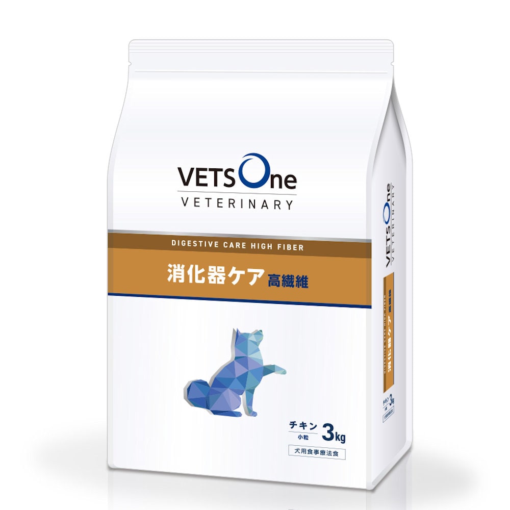 ベッツワンベテリナリー 犬用 消化器ケア 高繊維 チキン 3kg の通販