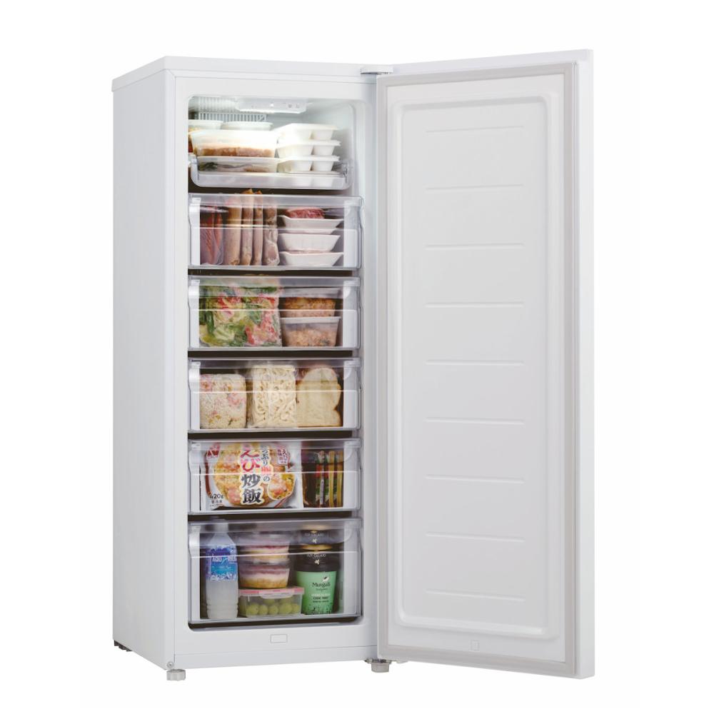 ハイアール フリーザー 前開き冷凍庫 152L ホワイト JF