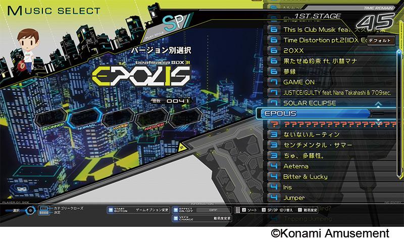beatmania IIDX 31 EPOLIS』が稼働開始！舞台は近未来都市「EPOLIS