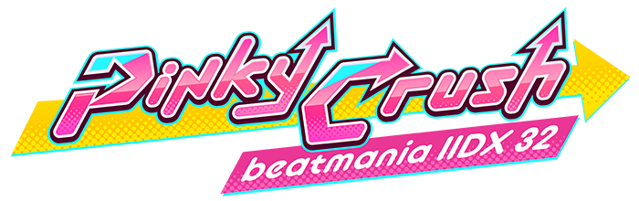 IIDX Pinky Crush 筐体装飾POP 使用品 非売品 IIDX Pinky Crush 筐体