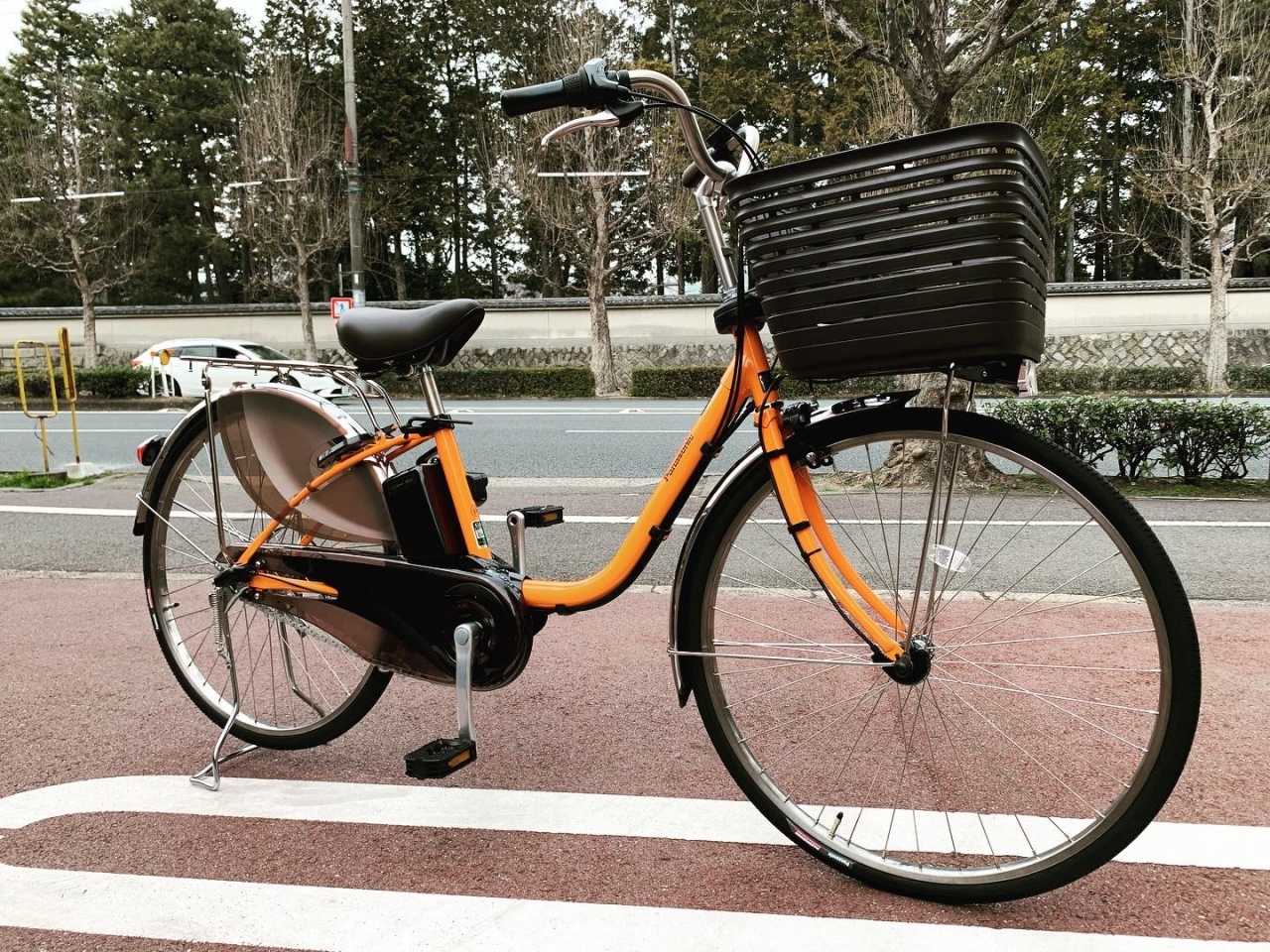 電動自転車 Panasonic Lithium vivi DX オレンジ 3⚫️ パナソニック