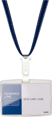 ソニック IDハード吊り下げ名札 アドバンスライン 青 ブルー ID