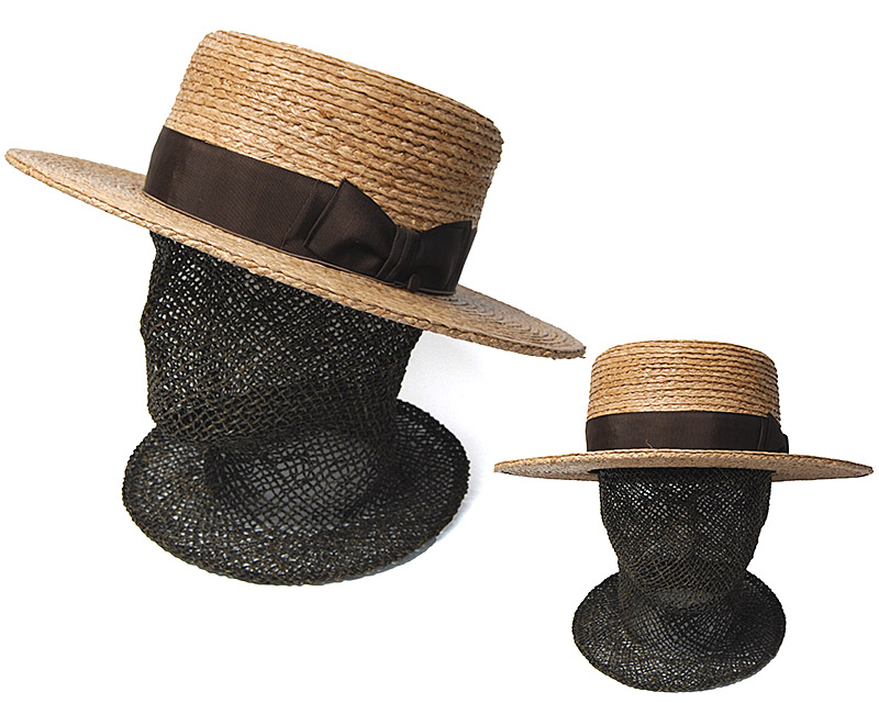 THE FACTORY MADE(ザファクトリーメイド) ラフィアブレードカンカン帽