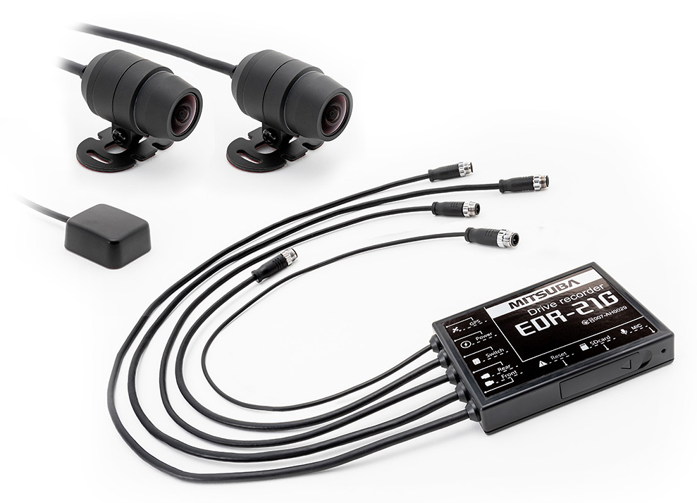 ミツバサンコーワより、バイク用に設計されたドラレコが8月8日より販売